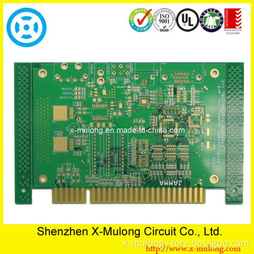6L Multilayer Hard Gold PCB with Tg170 and Impedance Control